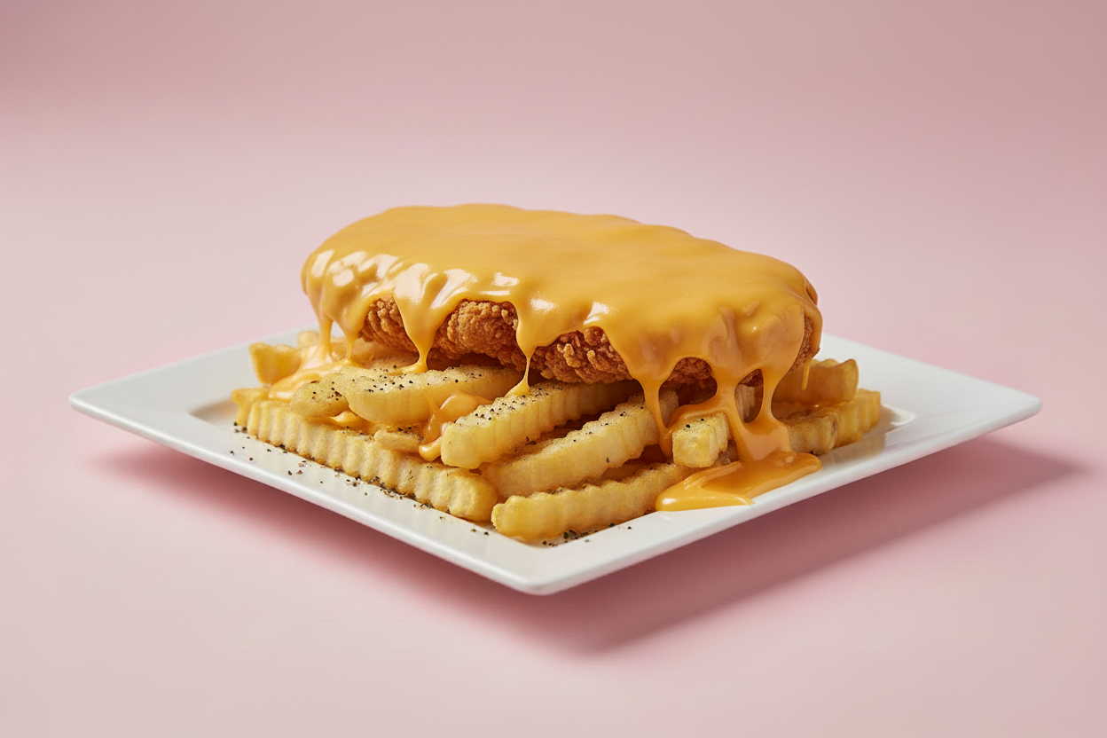 Fish & Chips with Cheese