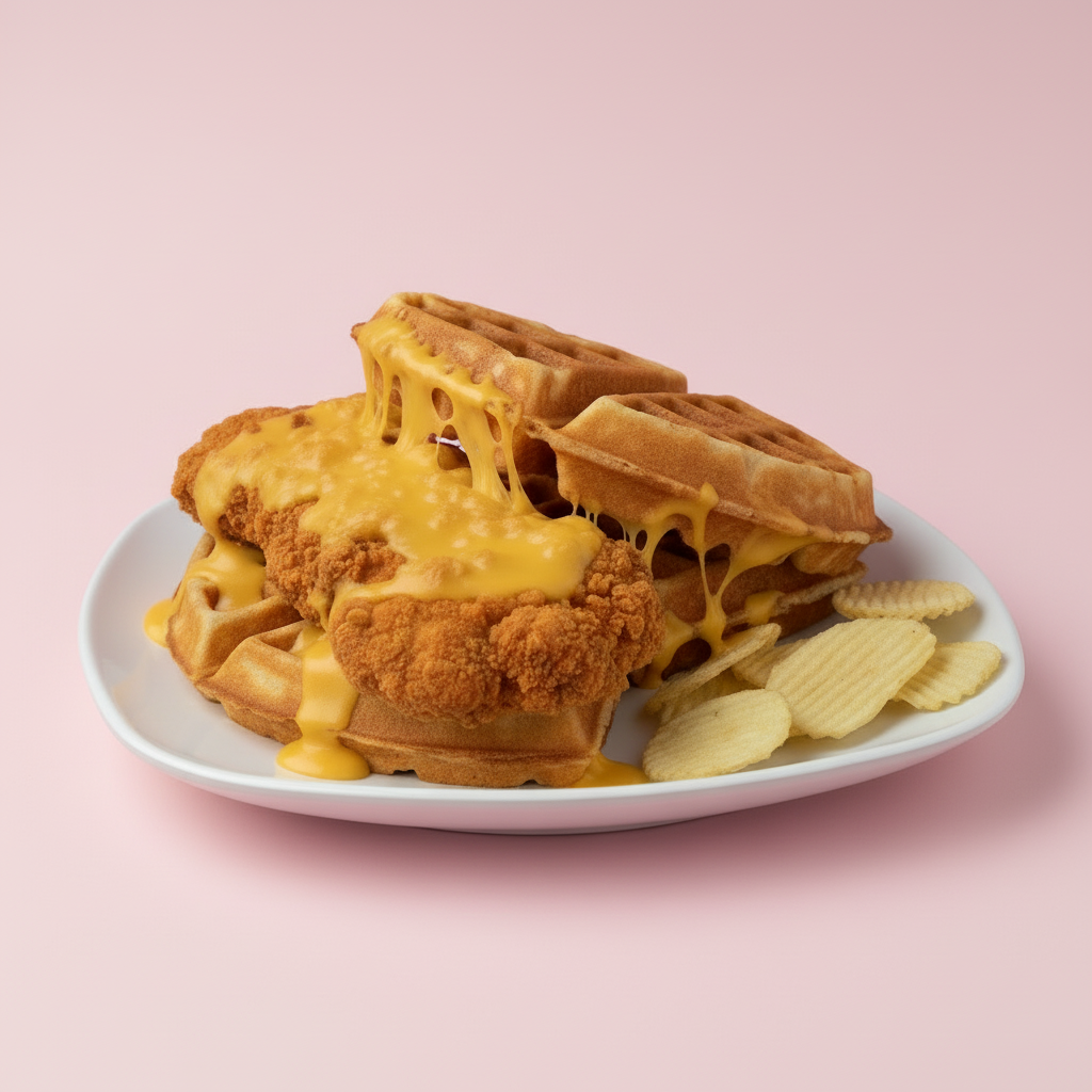 Beef Patty Wafflewich