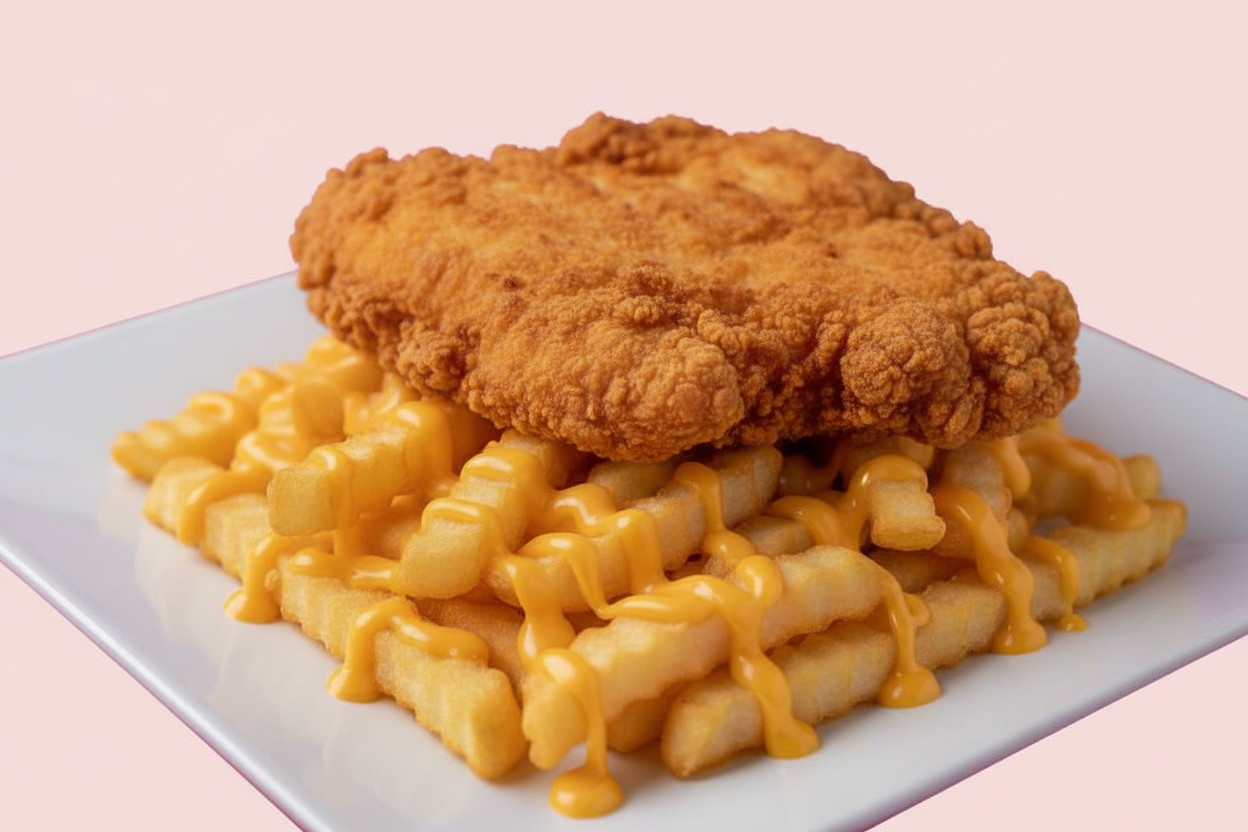 Beef & Chips with Cheese