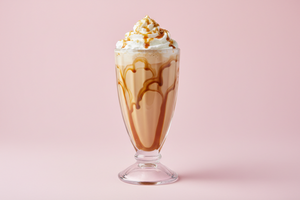 Iced Caramel Latte & Cream